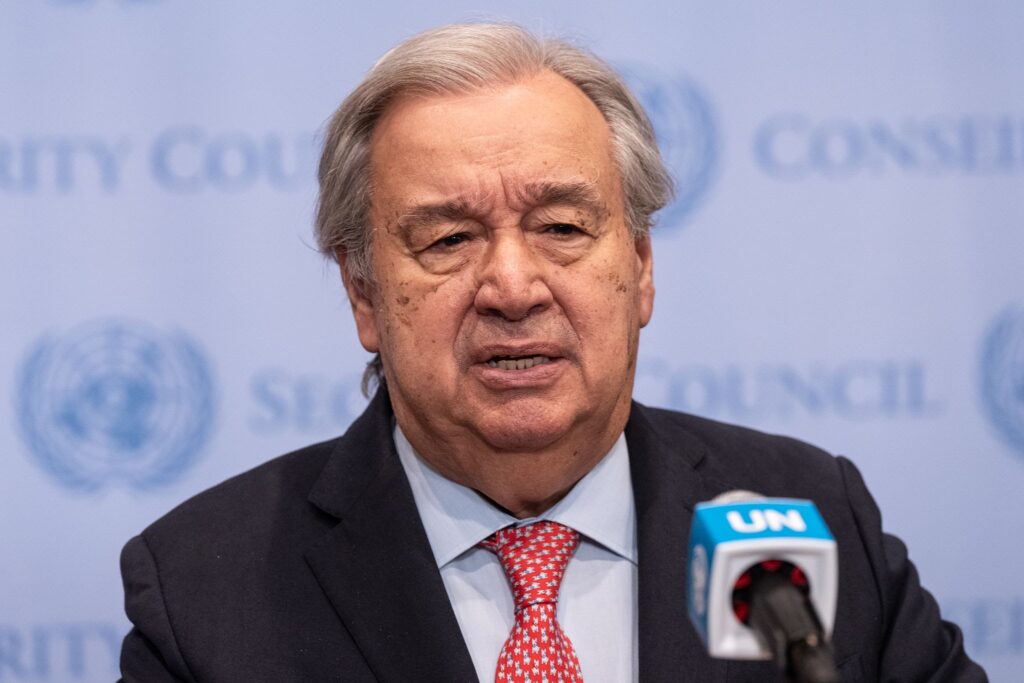 GUTERRES CONDENA ATAQUES E PEDE FIM DAS HOSTILIDADES NO MÉDIO ORIENTE