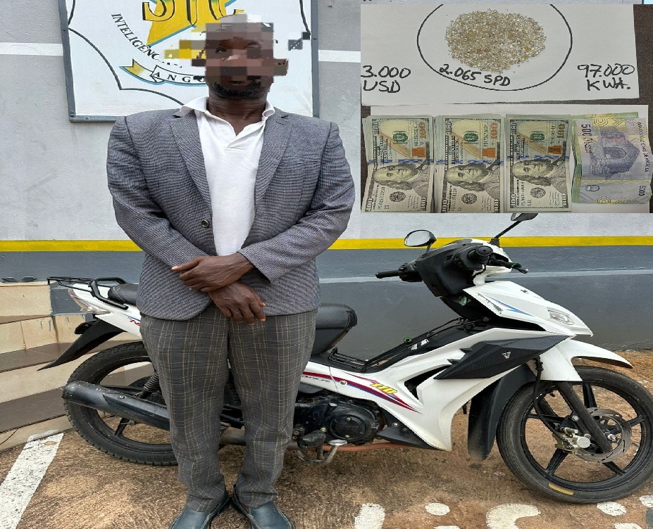 SIC DETÉM TRAFICANTE DA GUINNE CONACRY COM MAIS DE DUAS MIL PEDRAS DE DIAMANTES NA LUNDA NORTE