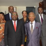 PRESIDENTE DO TRIBUNAL SUPREMO RECEBIDO NA EMBAIXADA DE ANGOLA NO BRASIL