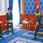 PRESIDENTE JOÃO LOURENÇO RECEBE CHEFE DA DIPLOMACIA JAPONESA EM AUDIÊNCIA