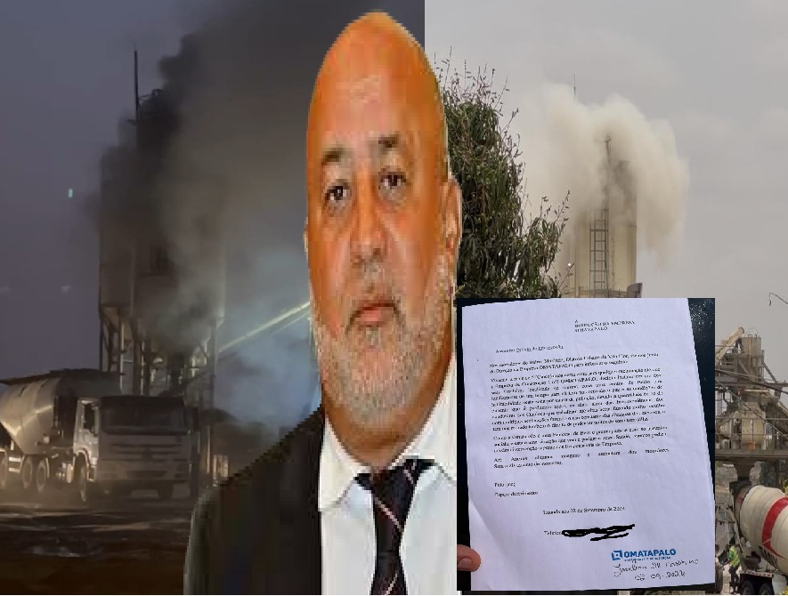 OMATAPALO DE LUÍS NUNES ACUSADA DE CRIME AMBIENTAL E DE “MATAR” A POPULAÇÃO COM POEIRA QUÍMICA