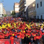 MILITANTES NA HUÍLA MANIFESTAM APOIO TOTAL AO PRESIDENTE JOÃO LOURENÇO